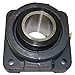 Sealmaster RFB 207 Heavy Duty Flange Unit, 4 Bolt, Regreasable, Felt Seals, Double Concentric Clamp Collars, Cast Iron Housing, 2-7/16" Bore, 6-7/8" Overall Length, 5-3/8" Bolt Hole Spacing Width, 1-1/2" Flange Height