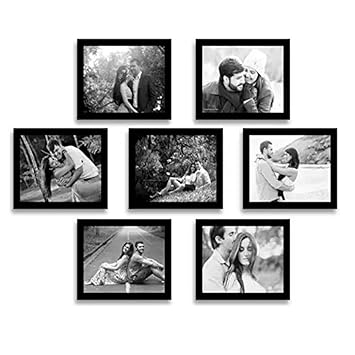 Baba Handicraft Collage Photo Frames, Set of 7,Wall Hanging (8