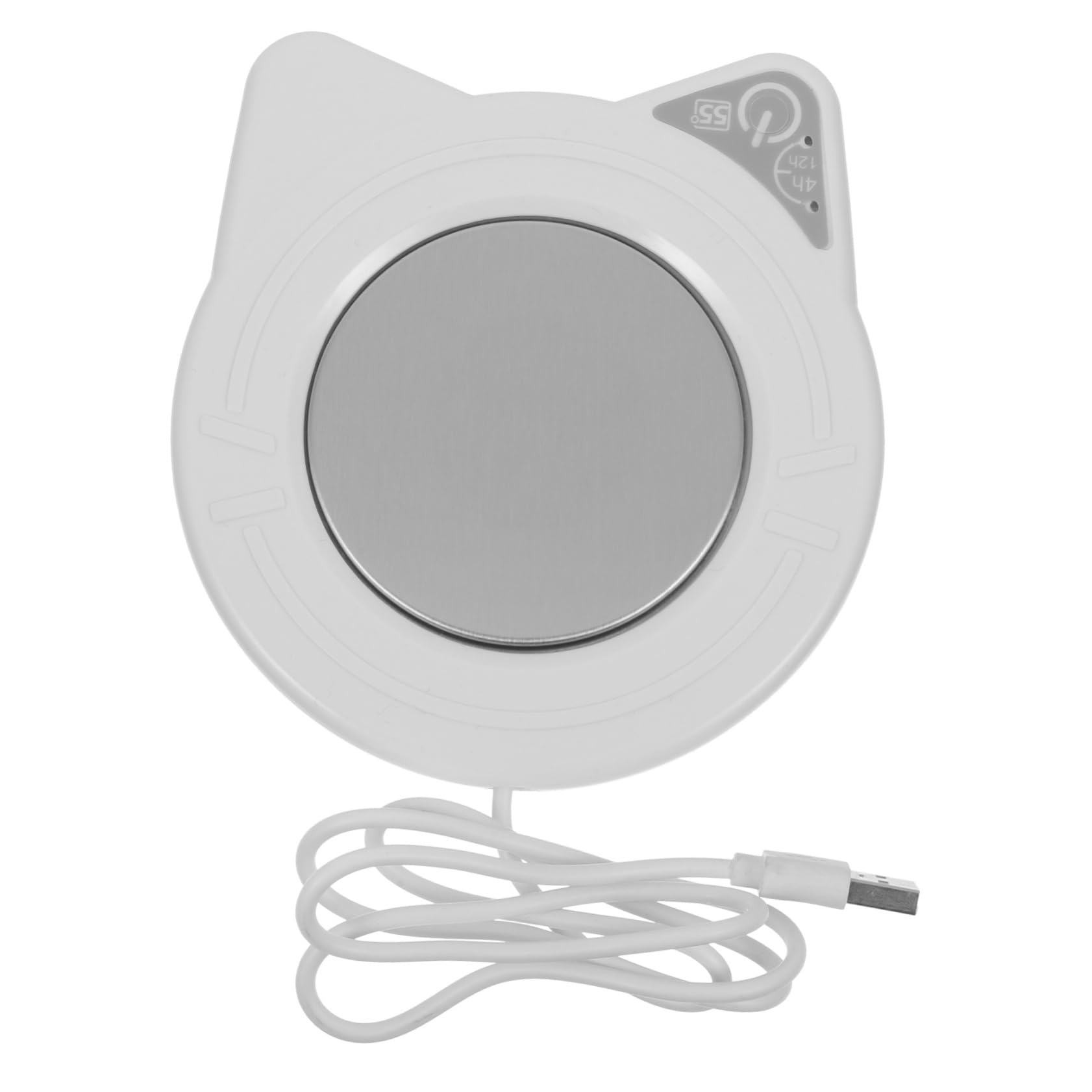 MAGICLULU Mug Heater Pad Thermostatic Cup Coaster Electric Cup Warmer Temperature Control Cozy Heating Coaster for Tea Coffee Milk