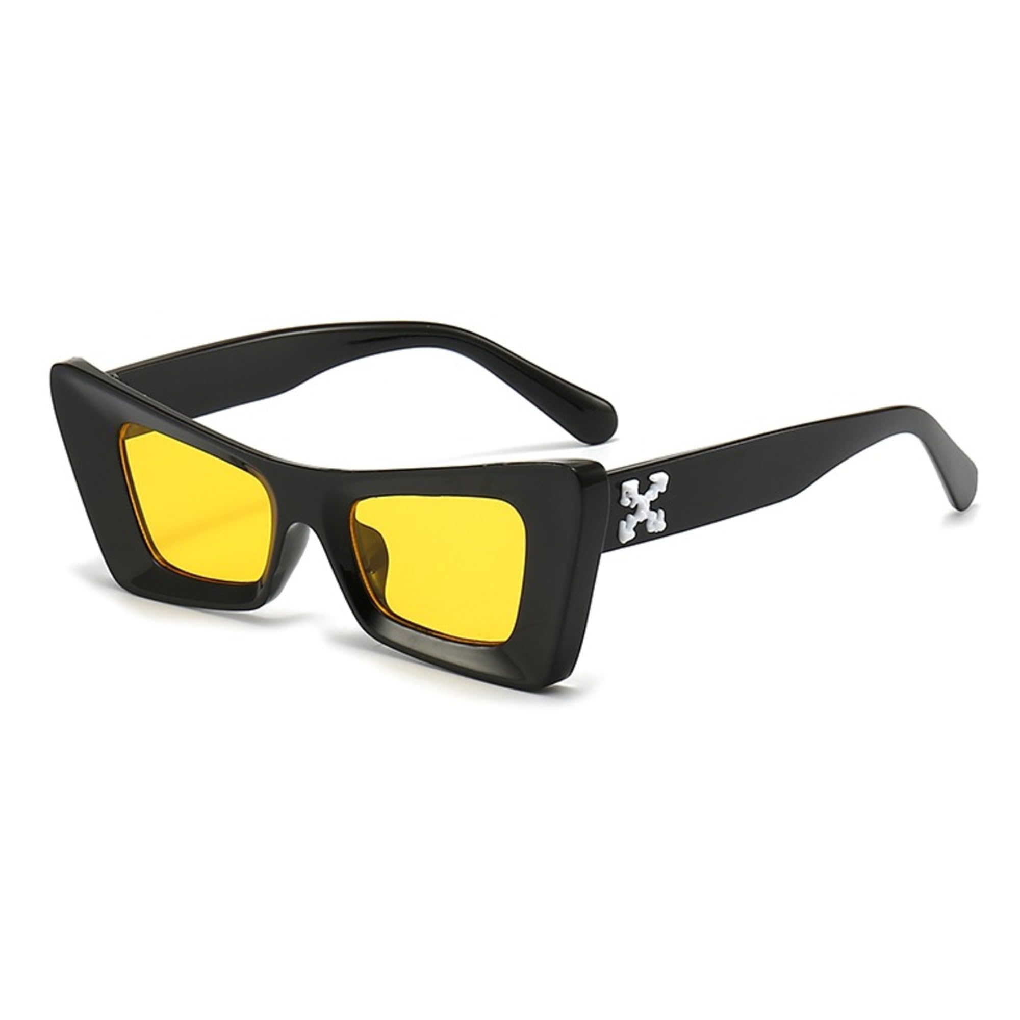 AUGEN Moderne Unisex Kunststoff Sonnenbrille Schmetterling UV 400 Geschützt Medium Size (186)