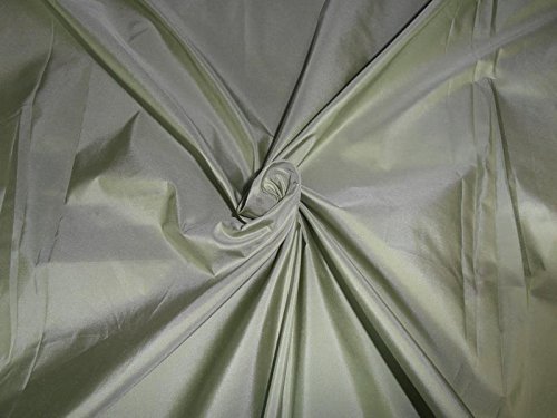 Soie pure taffetas pista 111,8 cm pour haute couture et rideaux