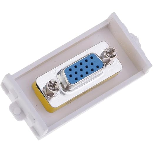 bnf VGA Wall Socket Module Wallplate Modular Plug with Fram