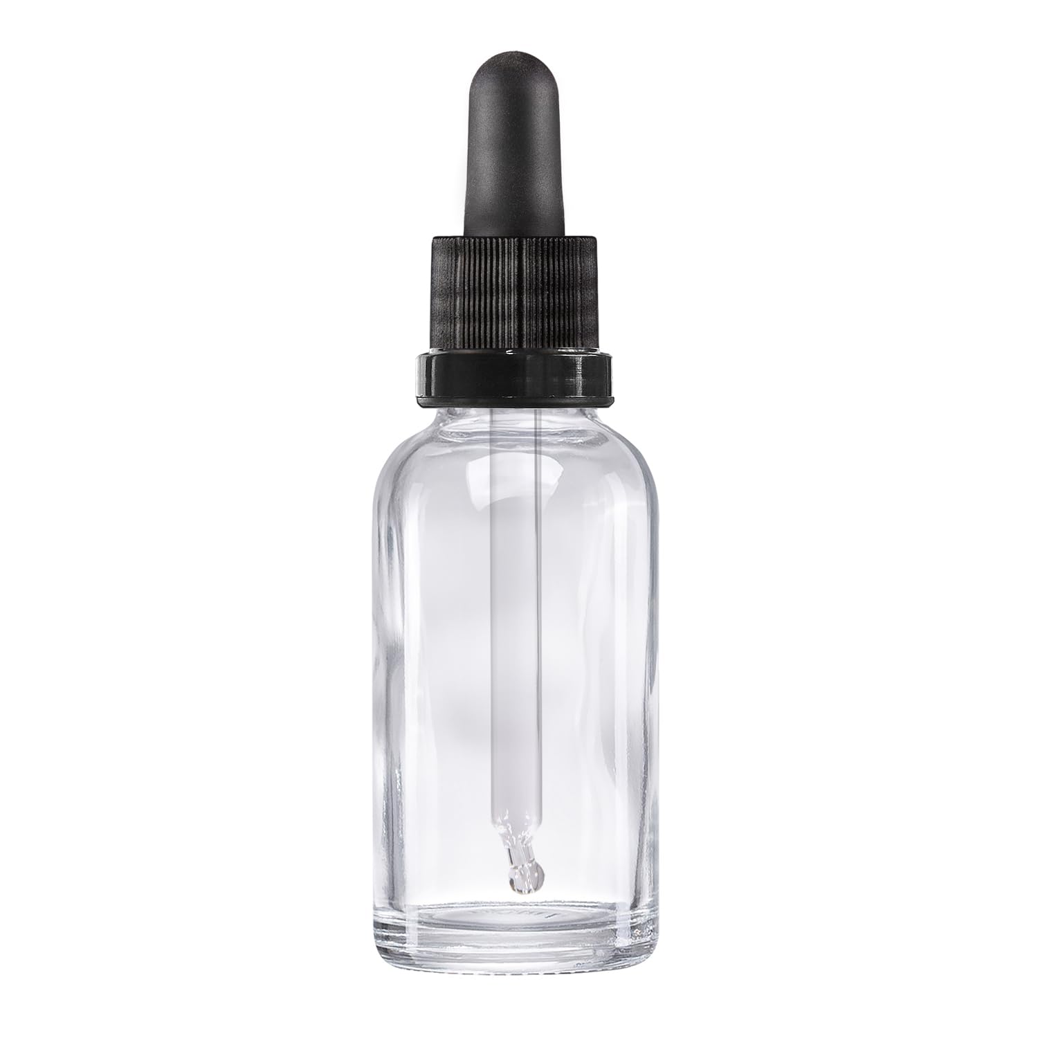 Oputec 143 x 30ml Pipettenflasche aus Klarglas mit Glaspipette: Großpackung Apotheker-Flaschen für Aromatherapie, ätherische Öle, Kosmetik, Tropfflasche für pharmazeutische Anwendungen und Labor
