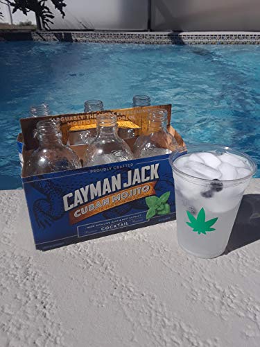 Outside The Box Imports 420 Party, Marijuana Leaf plastic 16 oz. Beer glasses Marijuana leaf theme party, marijuana bachelorette party, cannabis party decor 2 Outside The Box Imports 420 Party, Marijuana Leaf plastic 16 oz. Beer glasses Marijuana leaf theme party, marijuana bachelorette party, cannabis party decor - Image 3