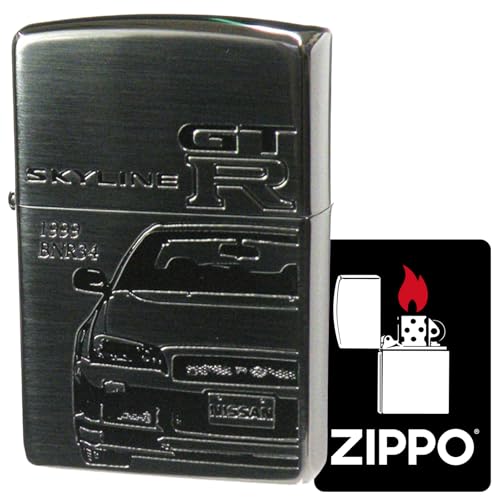 Encendedor Zippo Oil Flint Black Limited Nissan