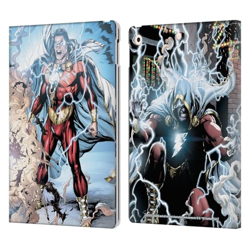 Housse cuir iPad 10.2 antichoc Justice League Shazam