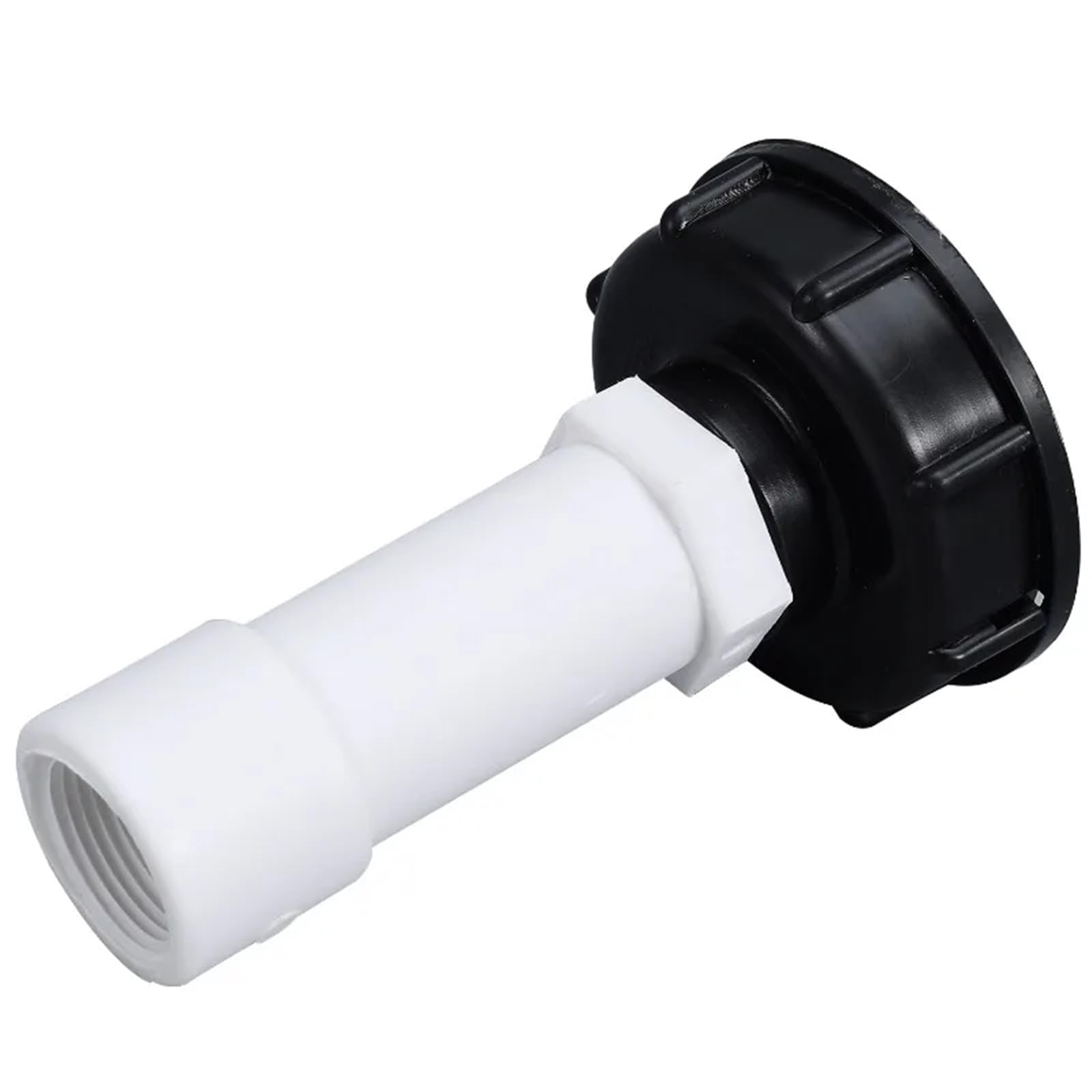 Adaptador for tanque IBC, conexión de manguera riego S60x6, conector rosca gruesa y válvula repuesto for tubo extensión 1/2", 3/4" 1"(2)