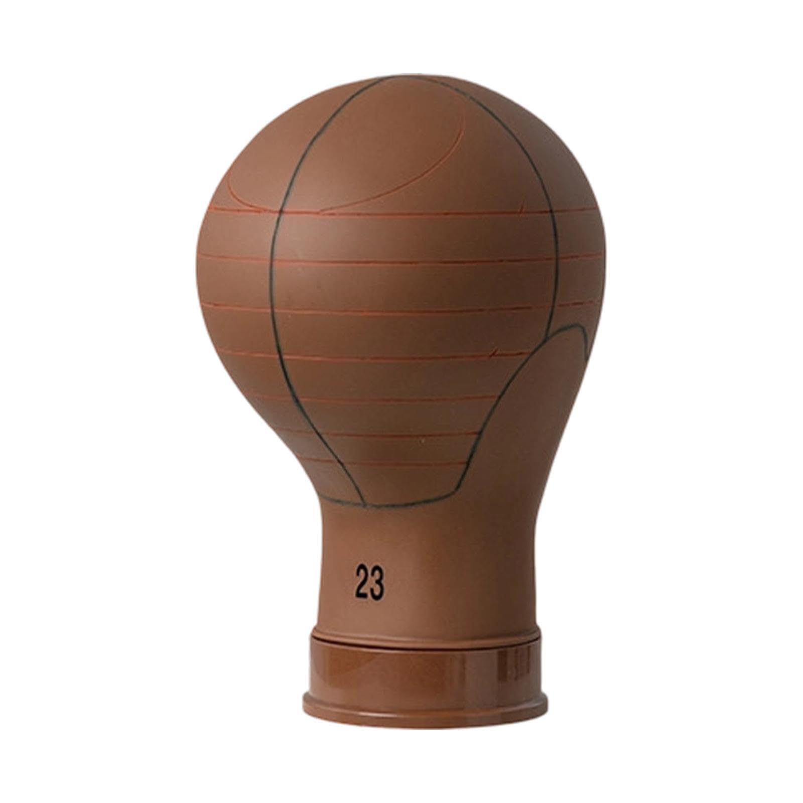 Testa Manichino Blocca Parrucca Supporto Robusto Espositore Modello Testa Manichino Foro Universale Materiale Durevole Adatta per Saloni Casa Studenti, 60 Cm