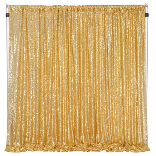 Sequin Backdrop Photo Backdrops Curtains Gold 10ftx10ft Panels Large