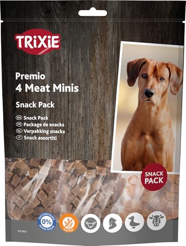 Produktbild von TRIXIE Premio 4 Meat Minis Snack Pack - 4 x 100 g