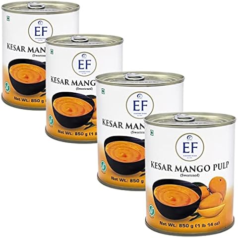 Eastern Feast - Kesar Mango Pulp (4 PACK), 30oz x 4 Cover