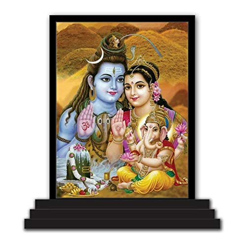 Figurine Shiv Parivar 1294, l'harmonie spirituelle en voiture et à la maison