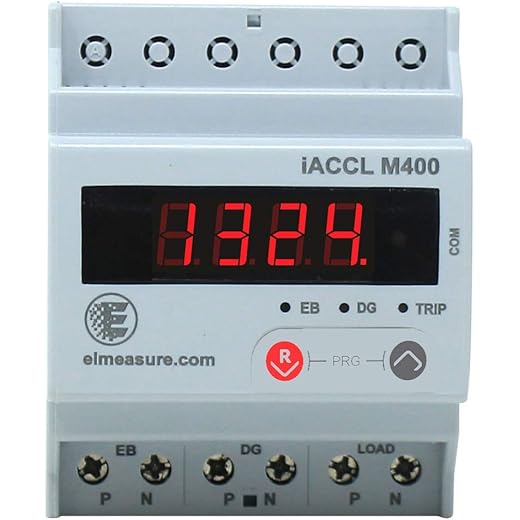 Elmeasure 32A Automatic Phase Changeover White