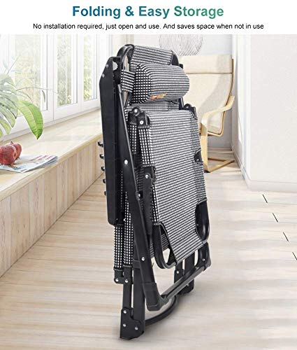 Fauteuil inclinable ajusté de terrasse pour sieste estivale