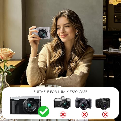 Funda de silicón para cámara Panasonic LUMIX ZS99 miniatura 2