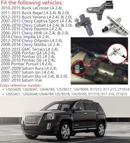 image for VVT Intake & Exhaust Camshaft Position Actuator with Camshaft Sensor C