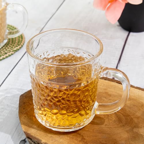 Image of Sipologie Chai and Kahwa Cup 150ml, Set of 2 - Elegant Chai Cups with a Textured Finish, Great for Gifting