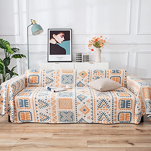 Bankhoes, Beddensprei,100% Katoen Doek en Deken, Dikker, Gooien Deken Bank Stoel Cover Decoratief voor Bed Bank Zachte… - Afbeelding 8