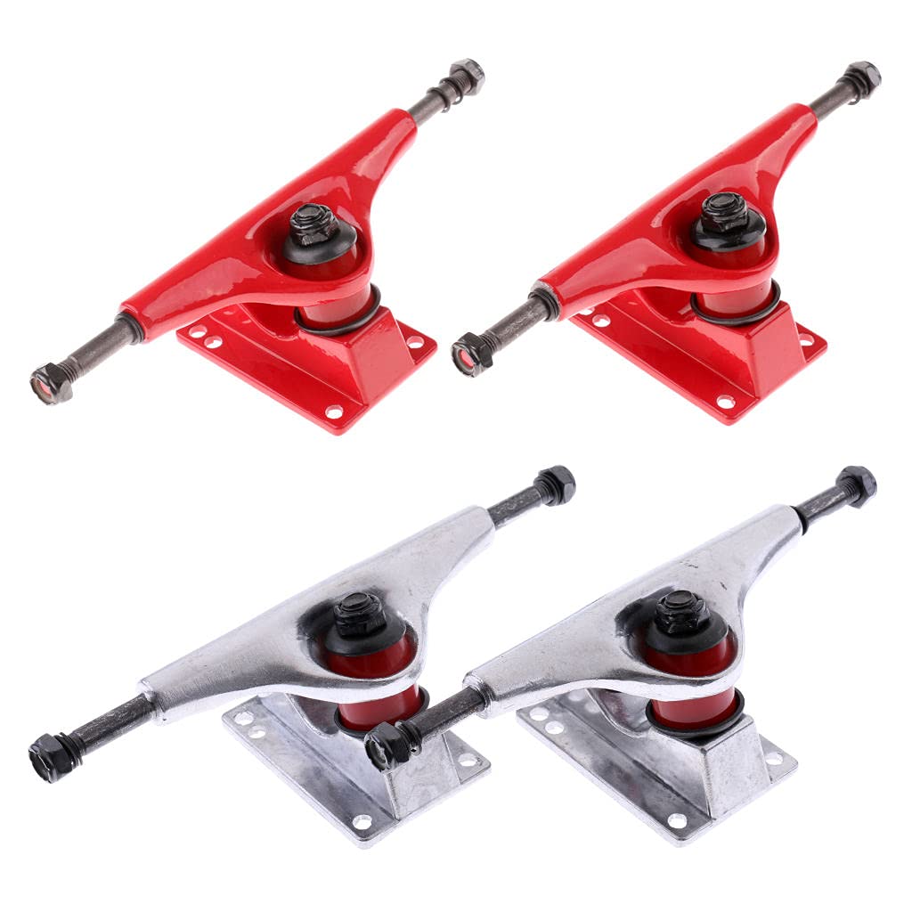 Milageto 2 piezas de 5 pulgadas Pro Skateboard Trucks – Camión de repuesto para monopatín