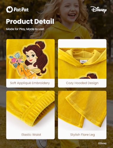 Image of Disney Marvel Outfits for Girls Long Sleeve Hoodie Pants Sets Fall Winter