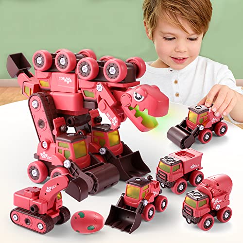 Robot de Juguete para Ensamblar Vehículos de Construcción Cover