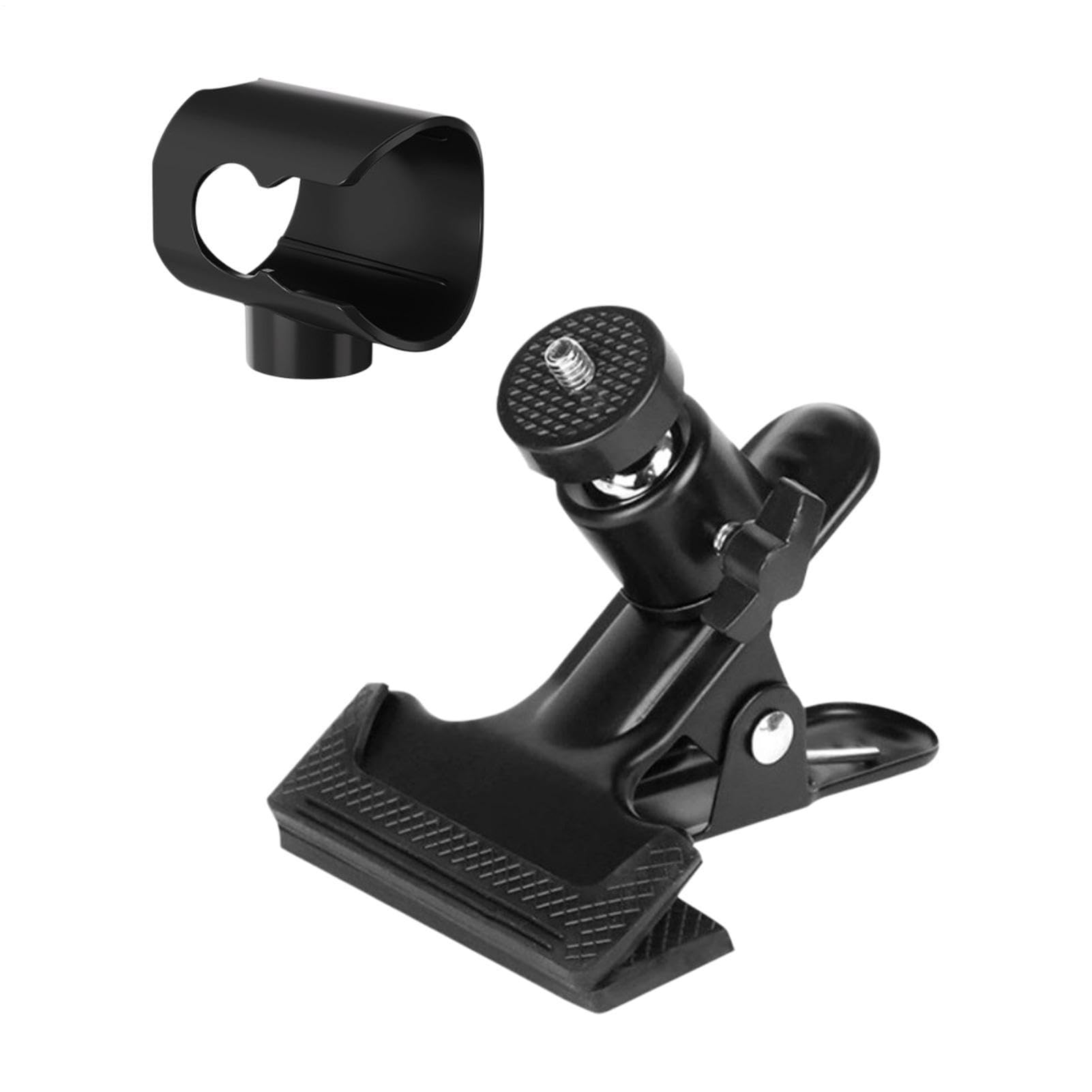 Soporte de clip portátil con rotación 360 grados y base ligera antideslizante
