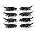 NOCIDEN Stickers Eyeliner et Cils Autocollants de Cils,Eye-Liner réutilisable et Autocollants de Cils 3D Faux Cils,Eyeliner and Eyelash Stickers,Eyelash Stickers