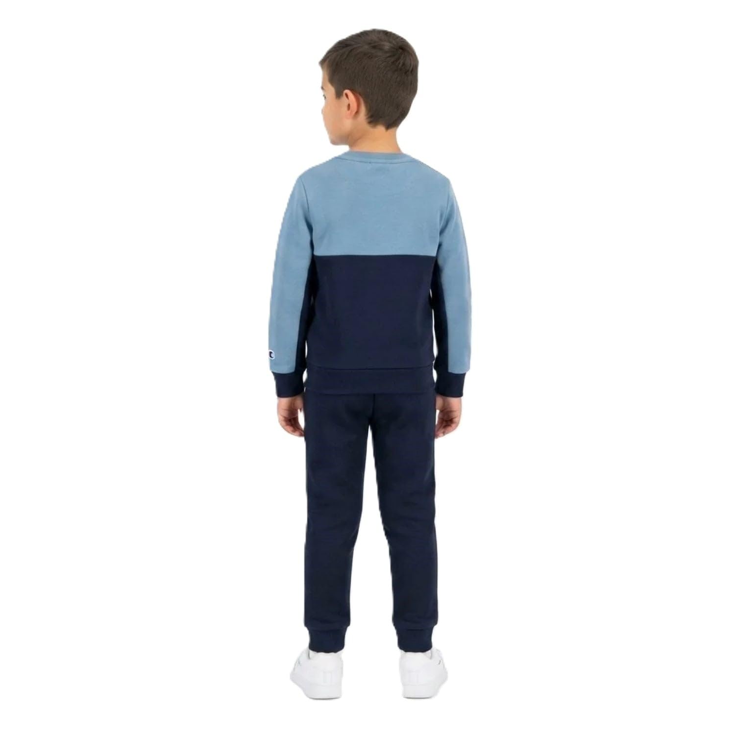 Champion Back To School - Tuta girocollo da ragazzo, colore: blu navy
