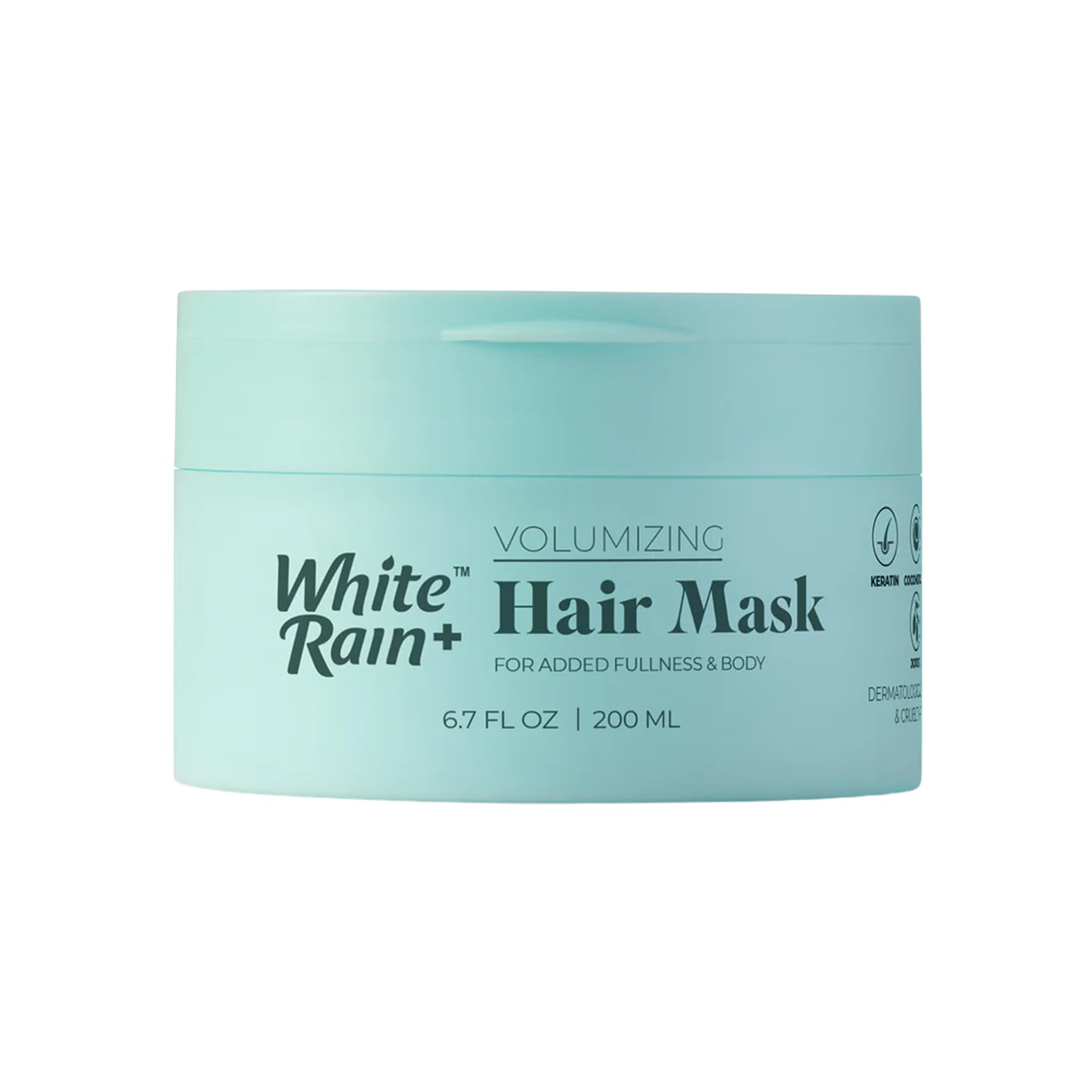 White Rain+ Volumizing Hair Mask for Fine, Flat Hair, 6.7 fl oz Scented 6.7 Ounce (Pack of 1)
