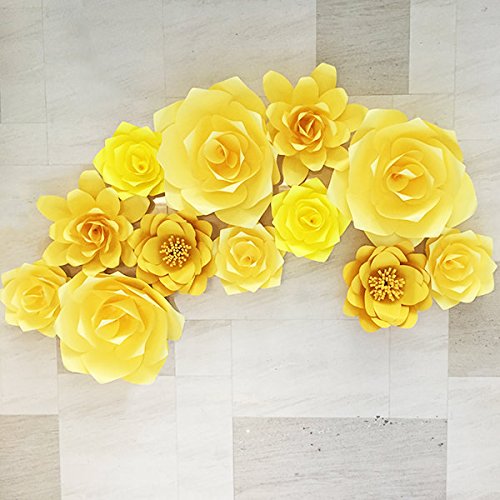 Amazon | ジャイアントフラワー 手作りキット ローズ イエロー Mサイズ