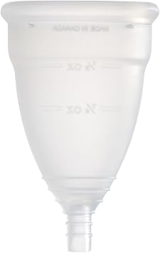 DivaCup - Menstrual Cup - Feminine Hygiene - Leak-Free - BPA Free - Model 1 with Shaker Cup