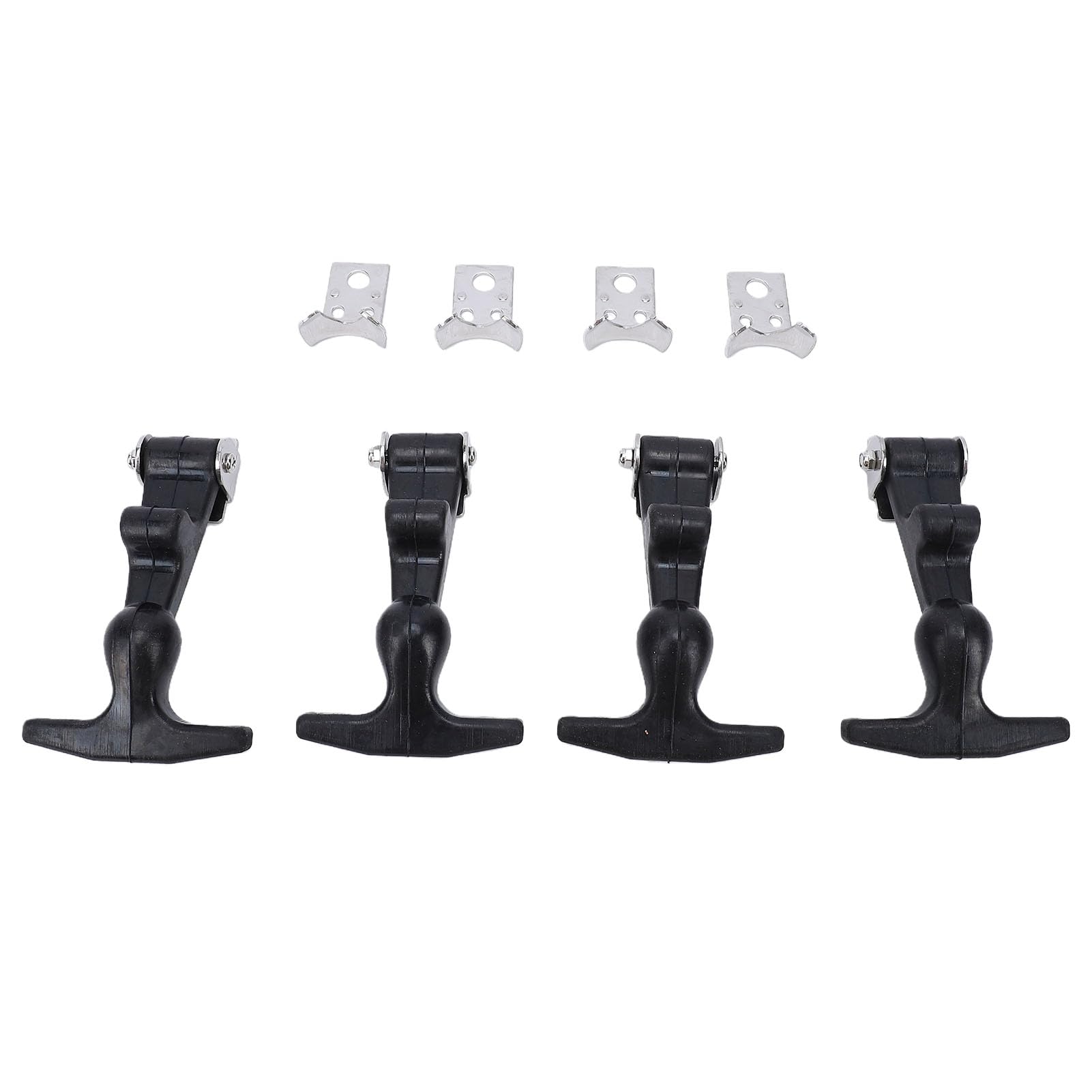 Loquet de capot en acier inoxydable Fafeicy A124B-3, fermeture haute résistance en caoutchouc