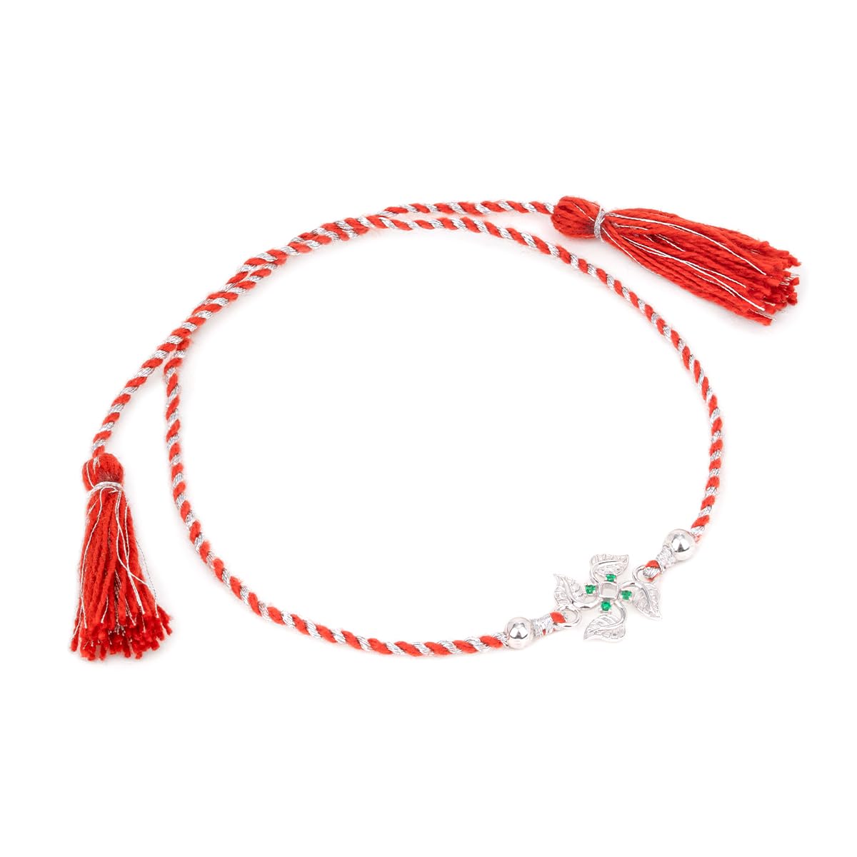 shaya by CaratLane| 925 Silver | Swastika 925 Silver Rakhi | for Brothers & Sisters-picture-3