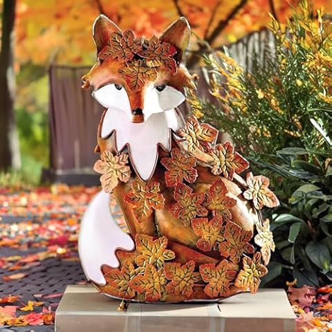 Euiroet Funny Fox Garden Statue Cover