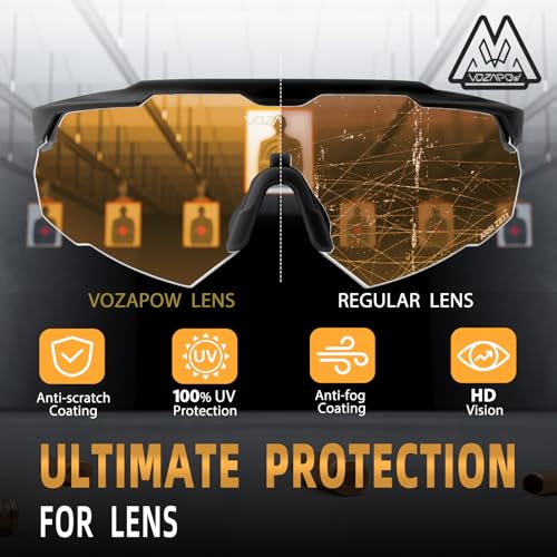 Image of Shooting Glasses Anti Fog with High Definition Lenses, ANSI Z87+ Certified Tactical Safety Glasses for Men Women