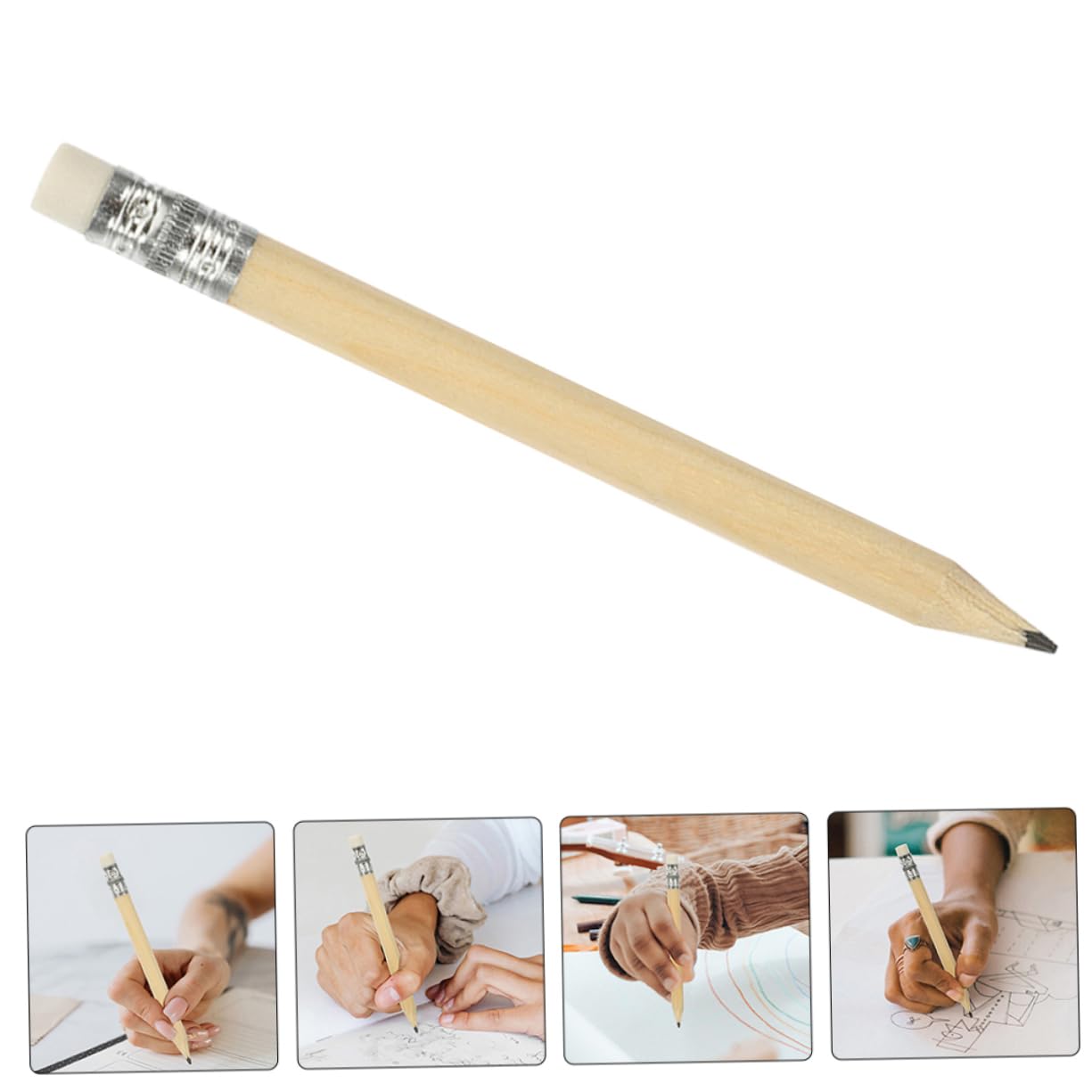 Gatuida 200pezzi Mini Matite Corte in Legno Naturale con Matite da Golf Sfuse per Segnapunti Attività all Aperto e Forniture per Classe