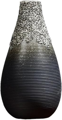 Bzgpmfud Noir Vase Desktop Ceramic Black Living Room Tv Cabinet Decorative Flower Vase(S)
