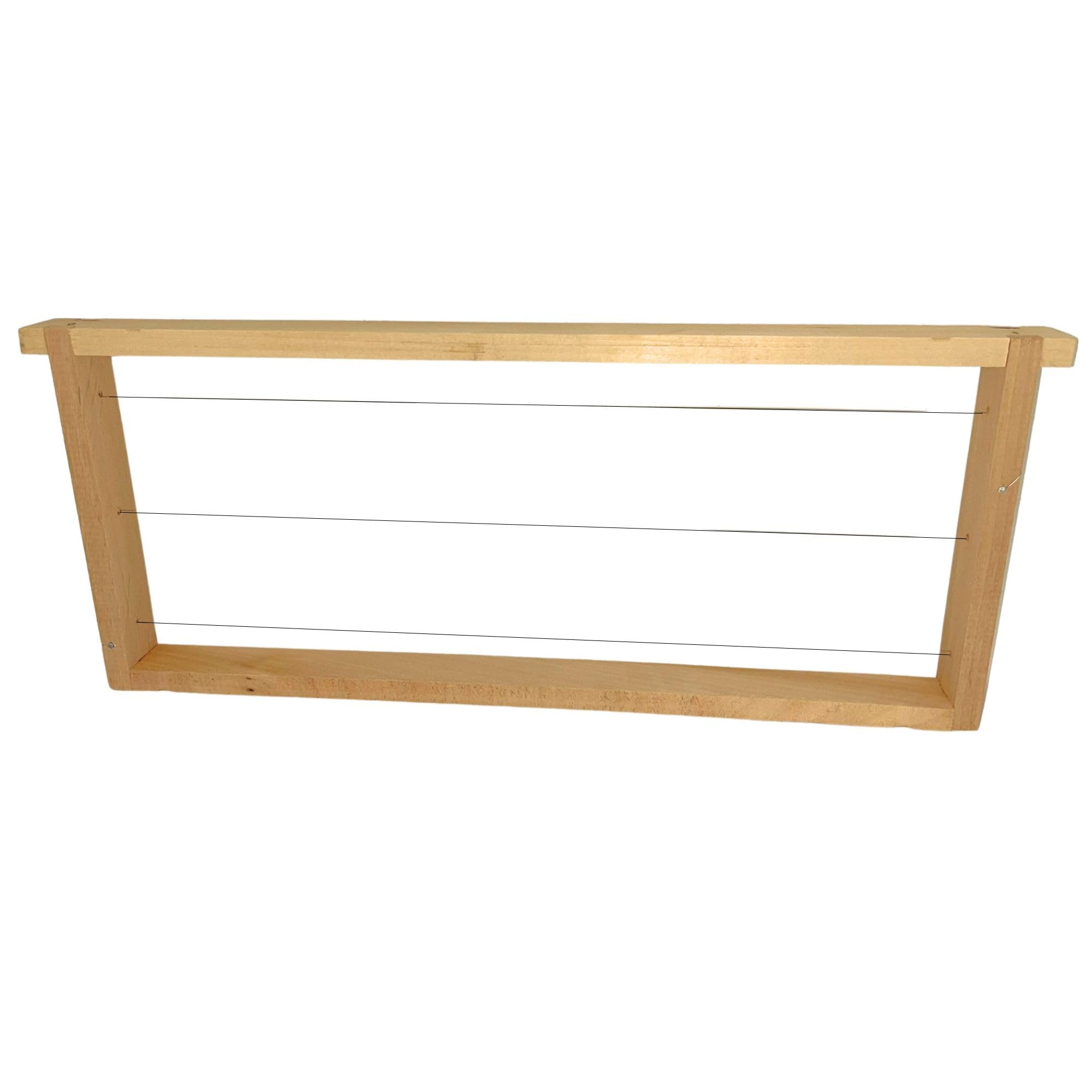 20x Deutsch Normalmaß Rähmchen flach 2/3 GERADE Seiten Linde DNM 394 x 159mm