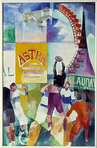 Affiche Impression Robert Delaunay Cardiff Toile 60x90cm