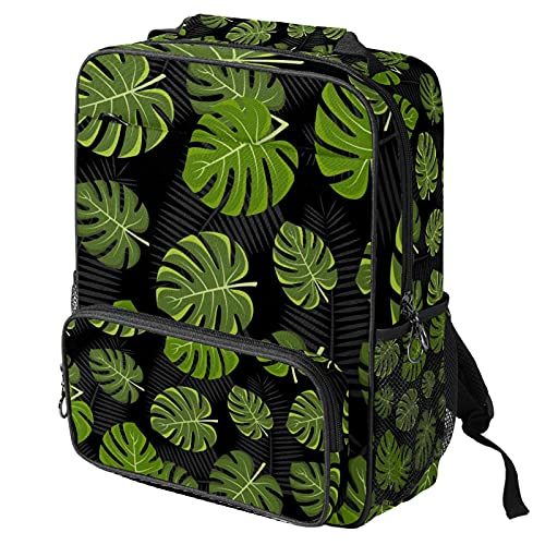 Sac à dos ordinateur portable femme et homme - Sac de travail tendance imprimé noir