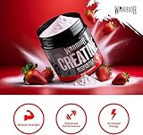Warrior Creatine Monohydrate Powder 300g (60 Servings) – Pure Micronised Creatine Powder Supplement for Men & Women, Pre & Post Workout Strength, Muscle Growth & Recovery, Vegan – Savage Strawberry - Image 5