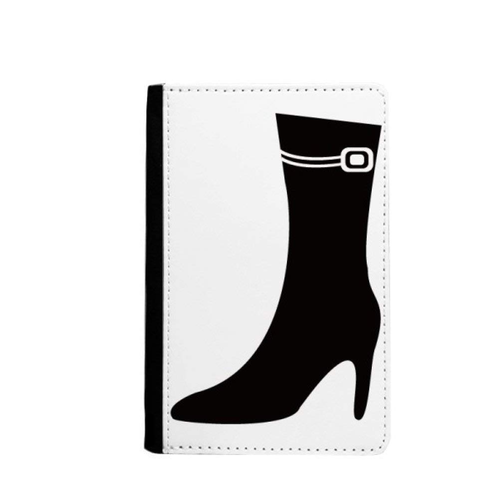 Étui passeport talons hauts noir avec compartiments cartes pour voyage organisé - 4