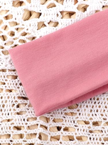 Image of DRESHOW 8 Pack Sports Headbands for Women Non-Slip Stretchy Fashion HairBand Curly Hair Headband Soft Hair Accessories for Daily Wear Workout Yoga Running