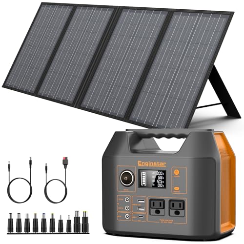 Powering Your Adventures: A Comprehensive Review of the EnginStar 300W Solar Generator and Solar Panel Combo
