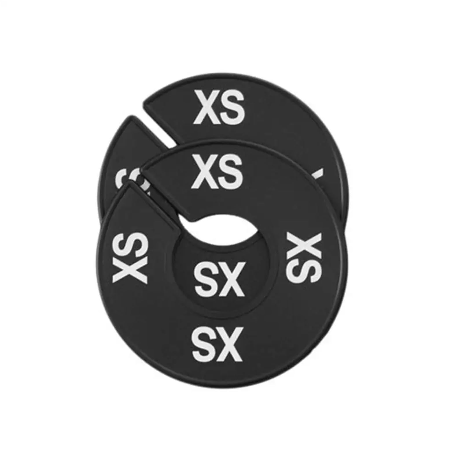 50Pcs Closet Dividers for Clothes Rack Size Sorting Tags Wardrobe Hanger Separators