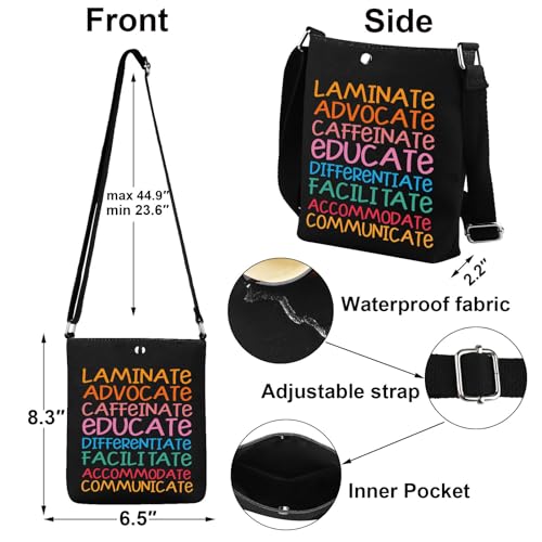 KEYCHIN Special Education Teacher Crossbody Bag Sped Teacher Gifts Autism Teacher Gifts Special Education Shoulder Bag2