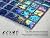Tenedos Square 1x1 Blue Recycled Iridescent Glass Mosaic Floor Wall Pool Tile Backsplash (Exact Size 7/8 Inch) for Kitchen Swimming Pool Tile, Bathroom, Accent Decor (1 Sheet, Purple)