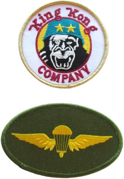 Taxi Driver King Kong Company Travis Bickle M65 Cult Iron on 2pcs Patch 3.0 inch & 4.0 inch