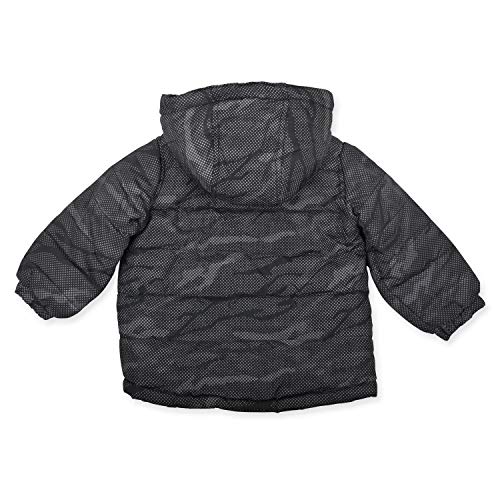Image of Arctic Quest Boys' Bib Snow Pants and Ski Jacket Water-Resistant Snowsuit For Kids Winter Hooded Jacket, Black, 3T