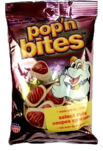 Pop N' Bites Select Cuts Dog Treats, 30-Count